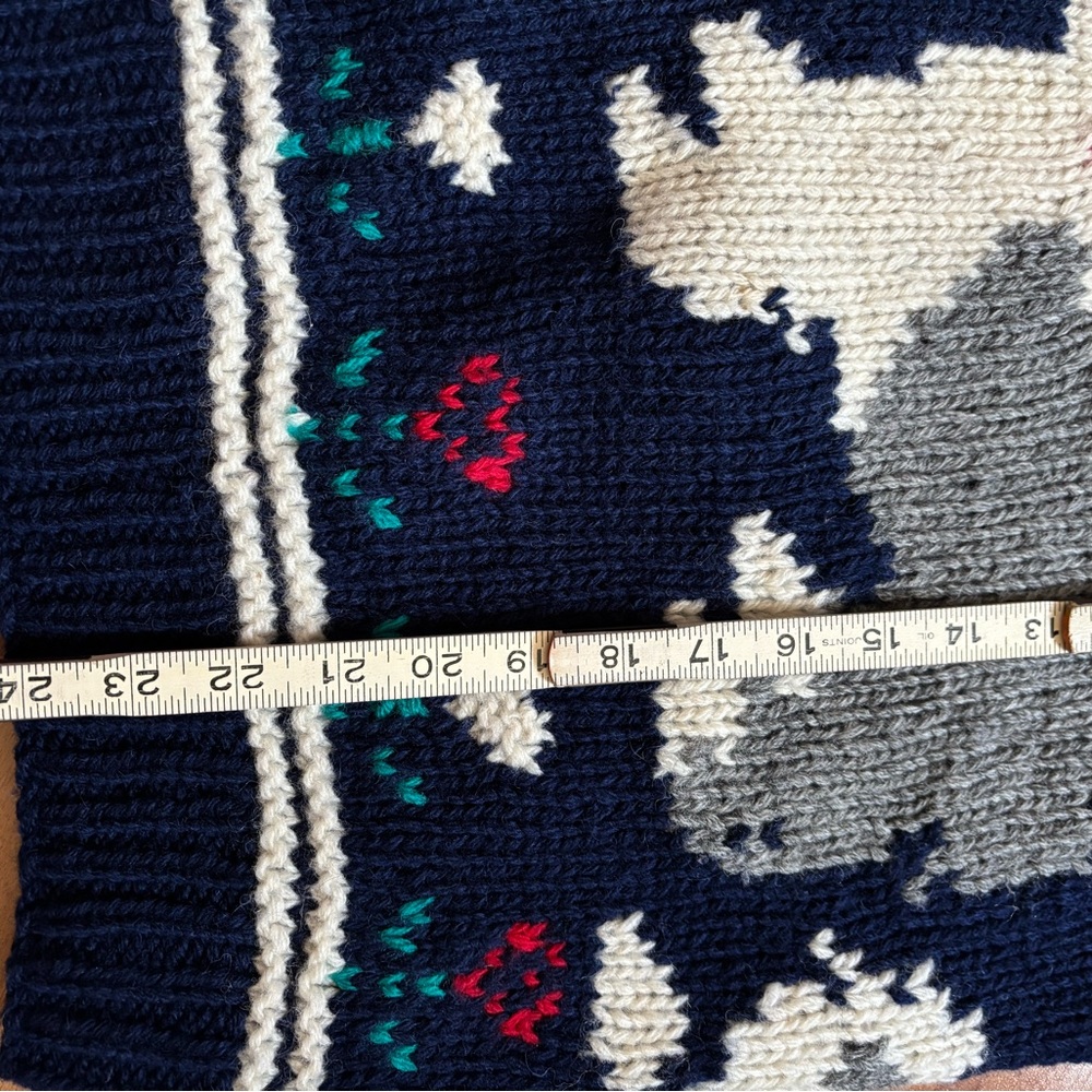 Vintage 90’s Woolrich Wool Dog Sweater - Picture 6 of 6